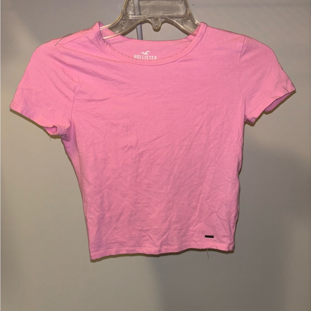 Hollister pink baby tee